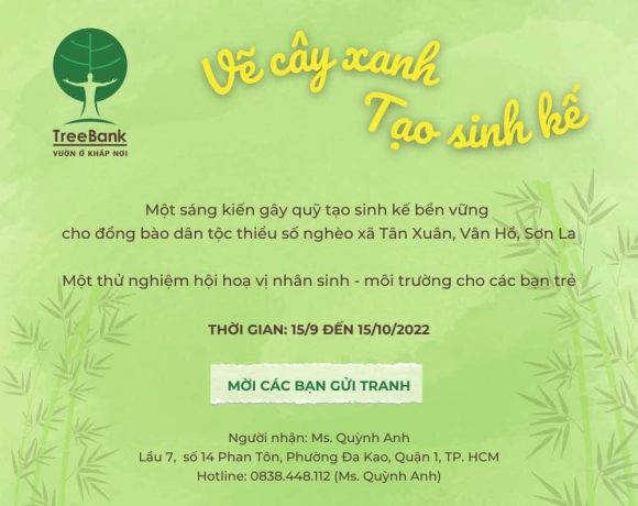 Thể lệ chương trình Vẽ cây xanh tạo sinh kế