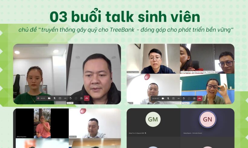 TreeBank và Khoa Quan hệ công chúng – Truyền thông ĐH Văn Lang tổ chức 3 buổi talk sinh viên