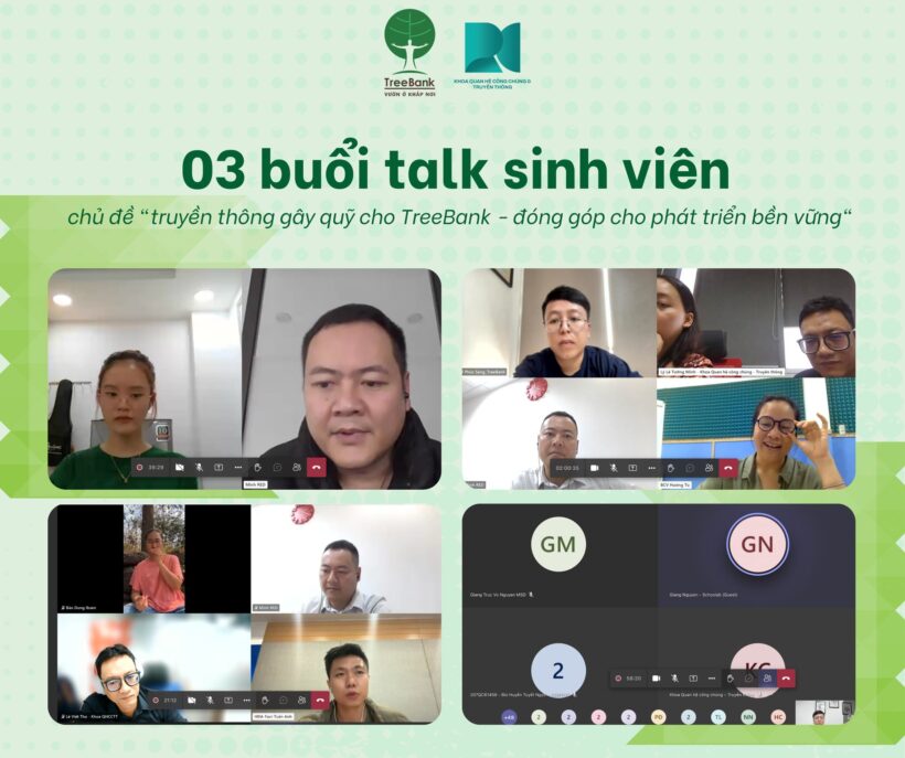 TreeBank và Khoa Quan hệ công chúng – Truyền thông ĐH Văn Lang tổ chức 3 buổi talk sinh viên