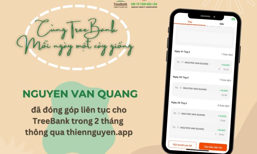 CÙNG TREEBANK MỖI NGÀY GÓP MỘT CÂY GIỐNG 🌱