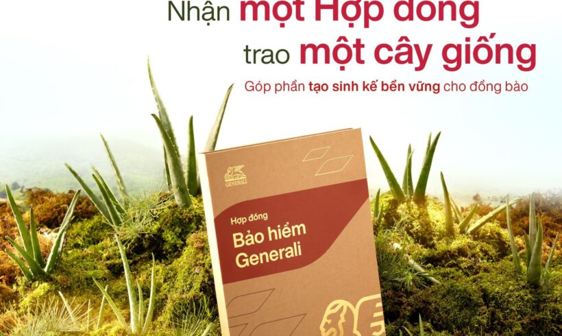 NHẬN MỘT HỢP ĐỒNG – TRAO MỘT CÂY GIỐNG GENERALI GIEO AN GÓP LÀNH CÙNG TREEBANK