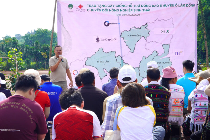 2024 – DỰ ÁN HỖ TRỢ CÂY GIỐNG CHO ĐỒNG BÀO 5 HUYỆN Ở LÂM ĐỒNG CHUYỂN ĐỔI NÔNG NGHIỆP SINH THÁI