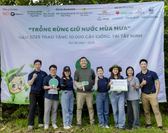 TreeBank cảm ơn OPES – Hành trình đồng hành gieo mầm xanh cho tương lai