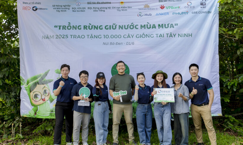 TreeBank cảm ơn OPES – Hành trình đồng hành gieo mầm xanh cho tương lai