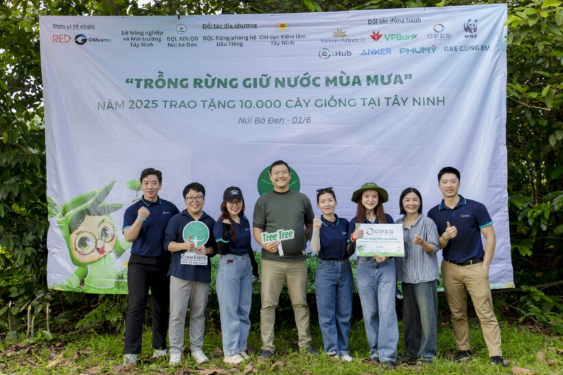 TreeBank cảm ơn OPES – Hành trình đồng hành gieo mầm xanh cho tương lai