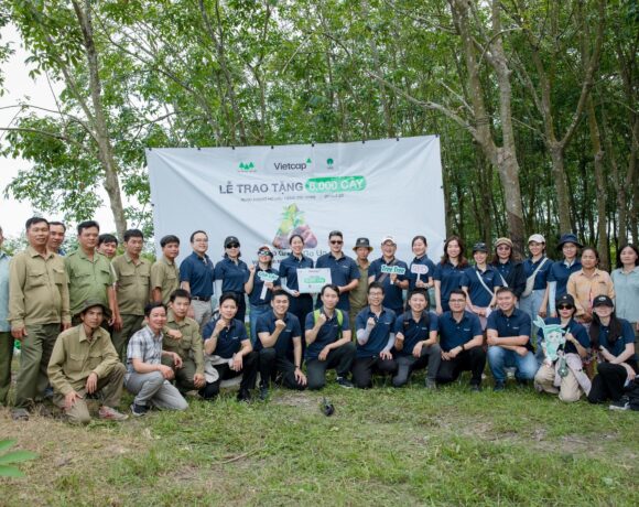GO GREEN GO UP – TREEBANK CÙNG VIETCAP TRAO TẶNG 6.000 CÂY TẠI RỪNG PHÒNG HỘ DẦU TIẾNG, TÂY NINH