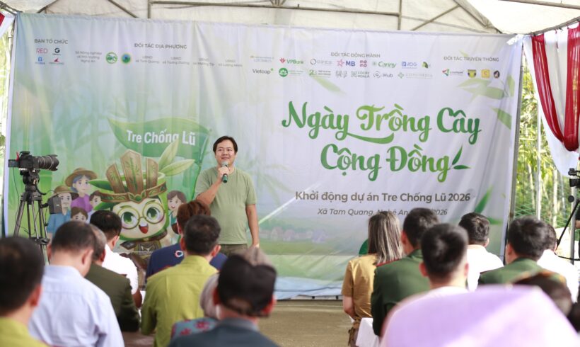 NGÀY TRỒNG CÂY CỘNG ĐỒNG 2026 – KHỞI ĐỘNG DỰ ÁN “TRE CHỐNG LŨ” TẠI TÂY NGHỆ AN