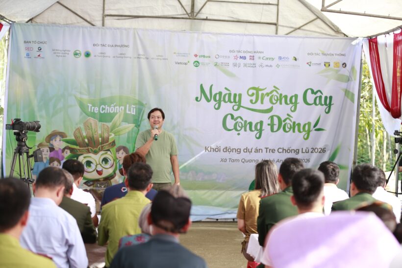 NGÀY TRỒNG CÂY CỘNG ĐỒNG 2026 – KHỞI ĐỘNG DỰ ÁN “TRE CHỐNG LŨ” TẠI TÂY NGHỆ AN